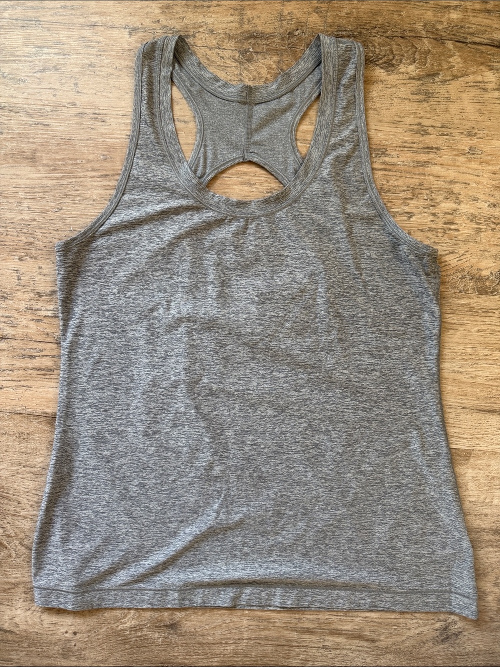 Athleta Heather Gray Racerback Tank Top